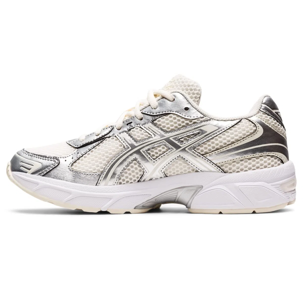 ASICS Gel-1130 Sneakers da donna, crema/argento puro, 42 M