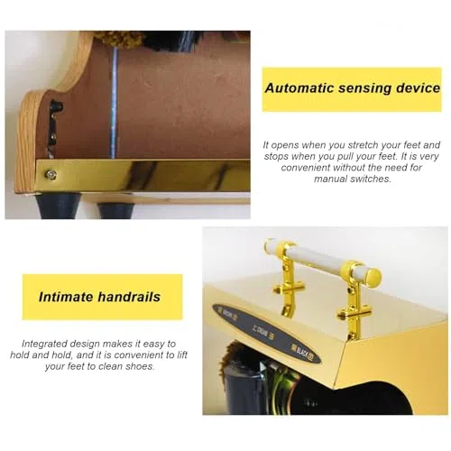 Lucidatrice elettrica per scarpe, lucidatrice automatica a induzione, con spazzola combinata, per uso domestico e commerciale