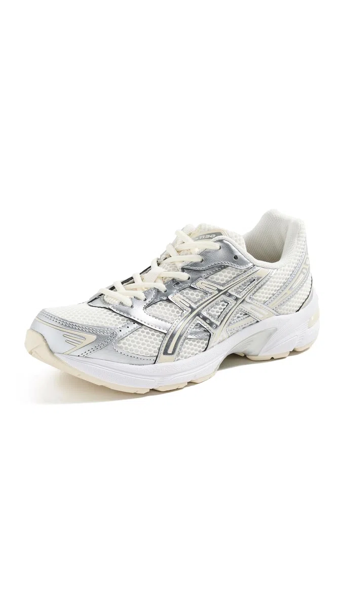 ASICS Gel-1130 Sneakers da donna, crema/argento puro, 42 M