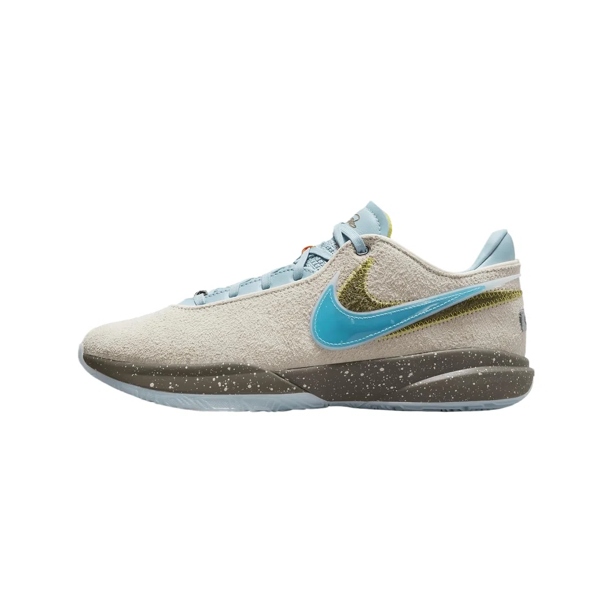 Lebron XX Four Horsemen Scarpe da basket (DV9090-801, Guava Ice/Emerald Rise/Medium Olive/Blue Lightning)
