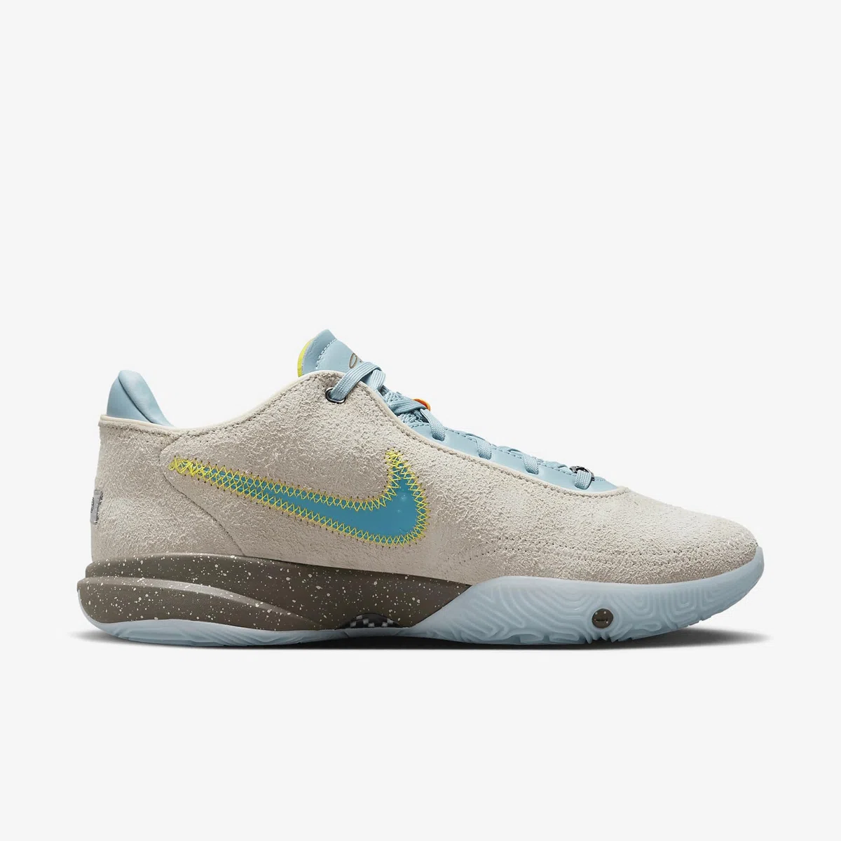 Lebron XX Four Horsemen Scarpe da basket (DV9090-801, Guava Ice/Emerald Rise/Medium Olive/Blue Lightning)