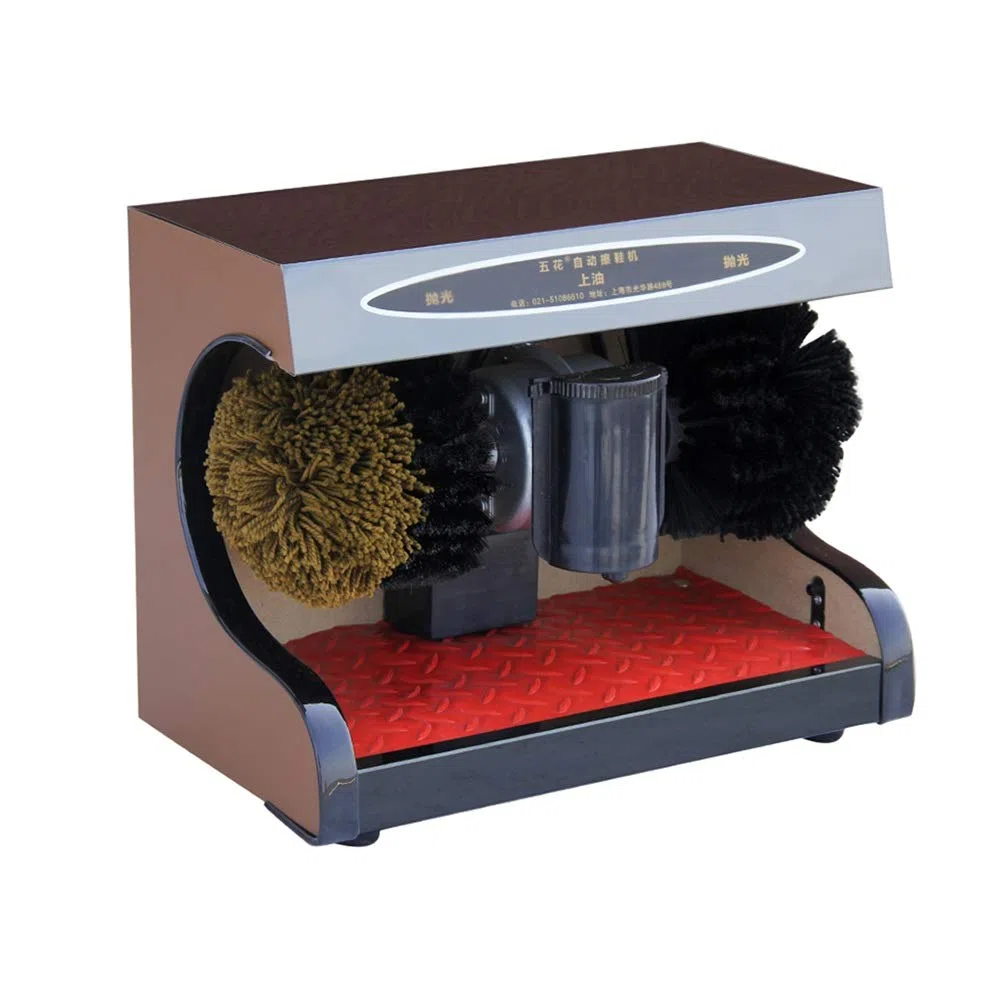 Lucidatrice elettrica per scarpe, rimozione automatica della polvere e decontaminazione della polvere a induzione per uso domestico Lucidatrice per scarpe per pulizia e decontaminazione 38x2