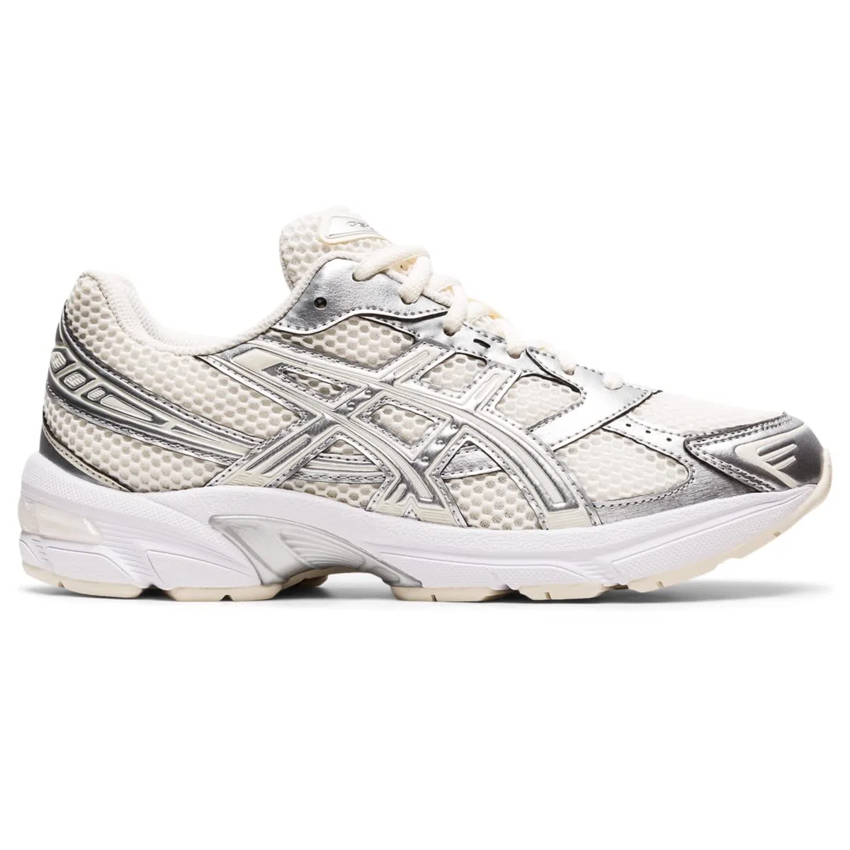 ASICS Gel-1130 Sneakers da donna, crema/argento puro, 42 M