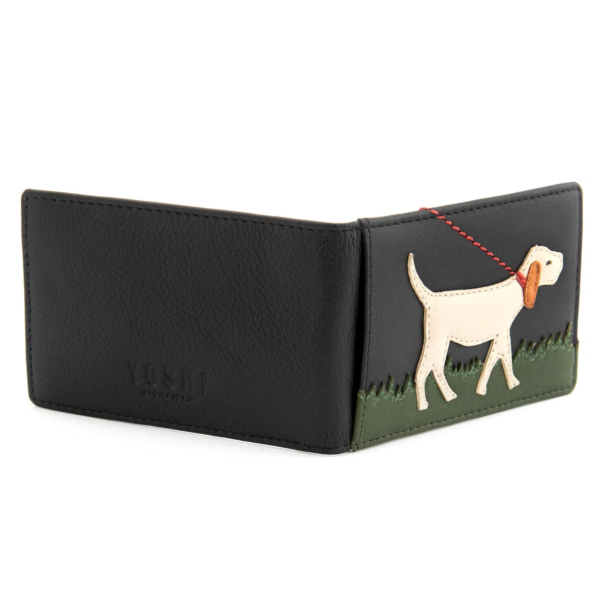 Yoshi Porta carte da viaggio in pelle Dog Walk