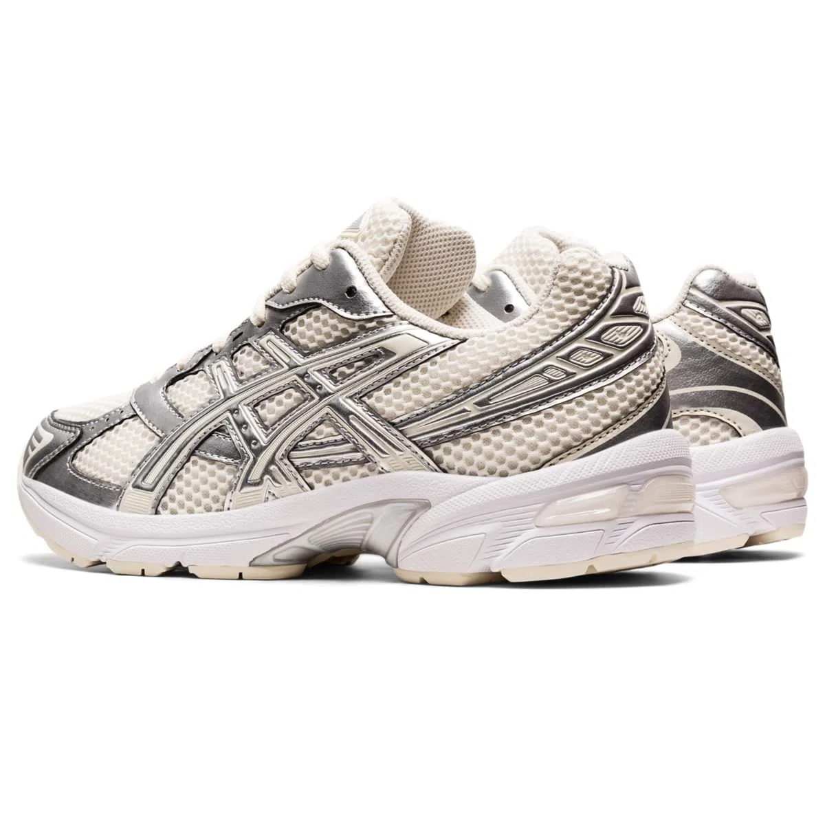 ASICS Gel-1130 Sneakers da donna, crema/argento puro, 42 M